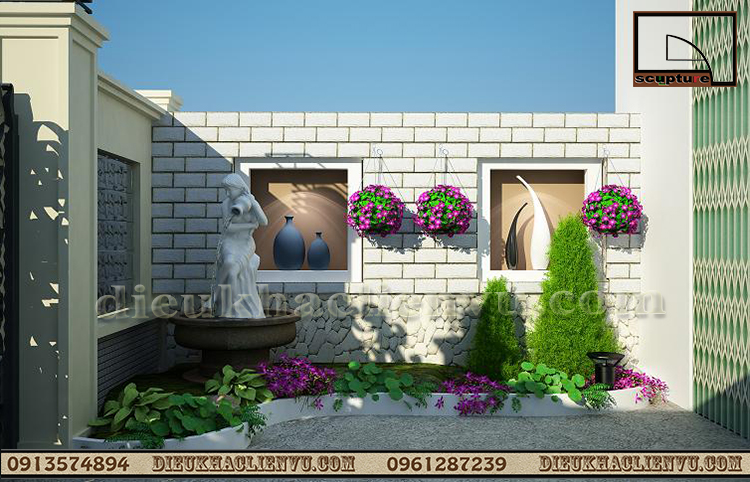 Đài Nước Cô Gái – Điểm Nhấn Cho Sân Vườn